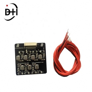 Placa de ecualización de baterías de litio, placa de transferencia de energía, conversión de energía inductiva de 2-8 series, módulo de alta corriente de 1.2A con cable. - Product Image 4