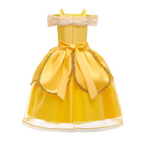 <span class=keywords><strong>E03</strong></span> Halloween Mädchen Kleidung Kinder Prinzessin Party Wear Hochwertige Kinder Puffy Formal Daily Dress - Product Image 2