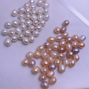 Wholesale Freshwater <b>Edison</b> Baroque Pearl 9-10mm Avocado Color Strong <b>Light</b> Irregular Headstock Loose Bare Pearls - Product Image 4