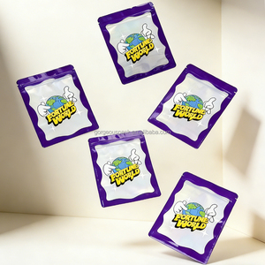 Custom Printing Your Own logo Food Edible Resealable Smell Proof Stand up Pouch Packaging 3.5g 7g 1oz 1lb Mylar Bag With Zipper - Product Image 5