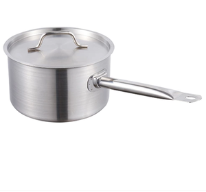 Olla para Leche de Acero Inoxidable 304 con Tapa, para Cocina de Inducción, Sartén Profunda para Freír Alimentos y Salsas, <span class=keywords><strong>Precio</strong></span> al por Mayor - Product Image 1