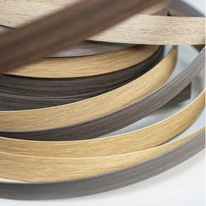 High Quality Factory Kitchen Cabinet Wood Grain Color Flexible Plastic Pvc Edge Banding