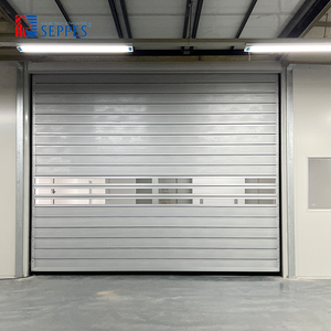 Puerta Enrollable Rápida de Aluminio Antirrobo de Fábrica, Puerta Rápida de Acción Rápida, Puerta Espiral Automática para Estacionamiento - Product Image 1
