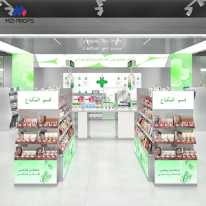 PSD2605 Nuevo Diseño de Mobiliario para Farmacias, Vitrina para Medicamentos en Oferta, Diseño de Interiores para Farmacias - Product Image 1