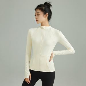 Nueva Ropa de Yoga de Invierno para Mujer, Chaqueta con Cremallera, Ropa Deportiva Ajustada, Top de Manga Larga, Ropa Deportiva de Entrenamiento - Product Image 2