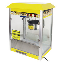 Fabrieksgroothandel Professionele Commerciële Popcornmachine Hoge Productiviteit Elektrische RVS Paddenstoel Popcornmachine