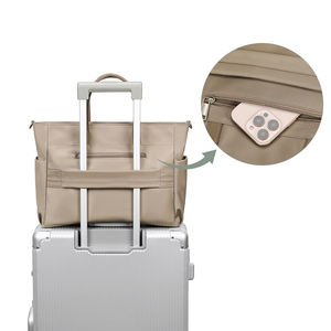 Vente en gros OEM ODM Sac fourre-tout pour ordinateur portable en nylon imperméable Sac à main d'affaires pour ordinateur Porte-documents pour femmes - Product Image 6