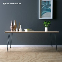 Mobilier de bureau pieds de table à manger en métal marbre rond métal salle à manger café table à manger pieds de base pieds de table