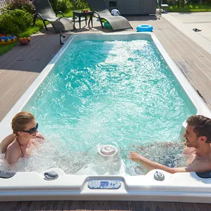 Factory Outlet CE certification freestanding acrylic swimming pool whirlpool hot tub outdoor hot tub swim spa Spa Tubs
