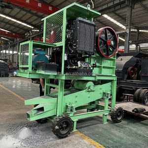 Direktverkauf ab Werk Kleiner Mobiler Backenbrecher mit Siebfunktion zum Zerkleinern von Basalt, Granit, Marmor Diesel-Backenbrecher - Product Image 4