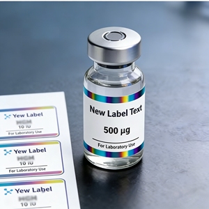Etiquetas de vinilo a prueba de humedad más vendidas de 3 ml, 5 ml y 10 ml para péptidos de fitness, industria deportiva - Product Image 1