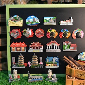 Imanes de Resina para Refrigerador con Diseño de Lugares Emblemáticos de Quanzhou, Pegatinas Magnéticas 3D, Torre del Reloj de Fujian y <span class=keywords><strong>Calle</strong></span> Occidental, Recuerdos de Viaje, Decoración del Hogar - Product Image 4
