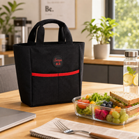 Sac isotherme rayé avec poignée pour le déjeuner, idéal pour les trajets quotidiens, les dortoirs, les cafétérias, la plage, les pique-niques, les barbecues - Fournisseur d'échantillons OEM ODM