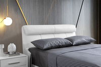 Muebles de dormitorio Cama doble Venta directa de fábrica Cama suave moderna Almacenamiento de cuero sintético