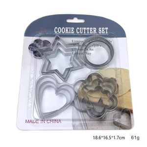 Ensemble de 12 <span class=keywords><strong>emporte</strong></span>-pièces en acier inoxydable pour biscuits et gâteaux, avec motif papillon d'amour, formes irrégulières, pour la pâtisserie domestique - Product Image 5
