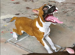 2023 vivid a grandezza naturale di alta qualità popolare Robot per cani Animatronic modello di cane animale per <span class=keywords><strong>zoo</strong></span> e parco divertimenti - Product Image 3