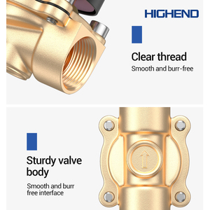 Đồng Thường đóng van điện từ van nước Công Tắc 1 inch van điều khiển điện từ 220V van thông hơi hai chiều 24V - Product Image 3