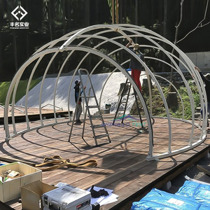 Structure en tissu tendu préfabriquée, tentes de glamping en forme de cocon, imperméables, hôtel de luxe, nouveau style américain, maison de campagne - Product Image 2