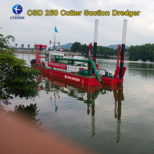 河川浚渫機 金採掘船 河川・湖沼浚渫 カッター吸引式浚渫船 - Product Image 1