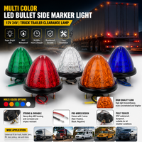 Offre à Durée Limitée Nouveau Feu de Positionnement LED en Forme de Pastèque ENSAITE DH-033 pour Camion et Remorque Blanc Rouge Vert Bleu Ambre