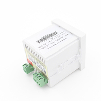 Medidor de Voltaje de CA Digital, Medidor de Panel Trifásico 72x72, Pantalla LED Roja de 4 Dígitos, RS485 Modbus-RTU, Precisión de 0.5, 50/60Hz, 220V, 2 Años de Garantía