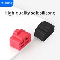 Bouchon anti-poussière en silicone pour port Ethernet LAN, capuchon de protection anti-poussière RJ45, prise vierge RJ45, 1000 pièces/paquet