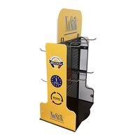Exhibidor Giratorio de Metal con Iluminación LED para Joyería, Accesorios de Mano y Tarjetas, para Promoción en Mostrador de Supermercado