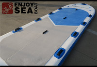 Planche à pagaie gonflable SUP multi-personnes de 18 pieds pour 10 personnes, idéale pour une SUPERBE expérience de surf