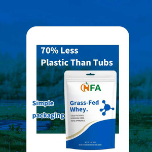 Whey de vache nourrie à l'herbe 100% pur, directement de l'usine, pour smoothies protéinés avec collagène, emballage durable à faible teneur en plastique - Product Image 5