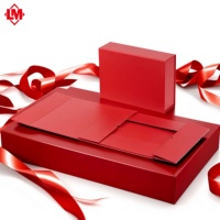 Caja de Regalo Magnética, Tamaño Personalizado, Rígida, Plegable, Caja de Lujo con Tapa de Cartón