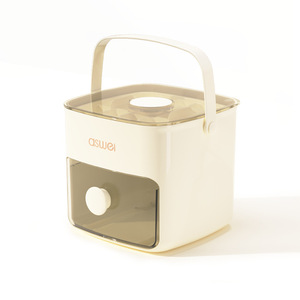 Machine à glaçons Aswei 300 ml carrée de qualité alimentaire avec tiroir de rangement pour usage domestique - Product Image 3