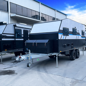 Más barato Off Road Travel Trailer Family <span class=keywords><strong>Camper</strong></span> Van Camping House Rv 4X4 Offroad Caravan para 4 personas - Product Image 1