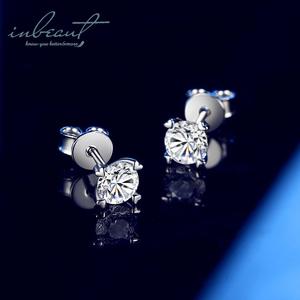 ต่างหูเม็ดเดี่ยวรูปหัวใจโมอิสสำหรั<span class=keywords><strong>บ</strong></span>งานแต่งงานทำจากเพชรเจียระไนแ<span class=keywords><strong>บ</strong></span><span class=keywords><strong>บ</strong></span><span class=keywords><strong>2</strong></span>กะรัตแ<span class=keywords><strong>บ</strong></span><span class=keywords><strong>บ</strong></span>ดั้งเดิม925เงินแท้ - Product Image 3