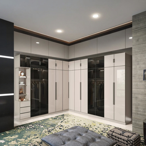 Armadio Moderno a <span class=keywords><strong>L</strong></span> per Camera da Letto, Guardaroba Semplice per Appartamenti - Product Image 3