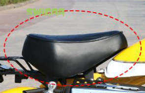 Confortable pour <span class=keywords><strong>Honda</strong></span> Monkey Bike <span class=keywords><strong>Mini</strong></span> Trail 50cc Siège Parfait pour Z50J Z50R Z50M Z50Z Motos - Product Image 5