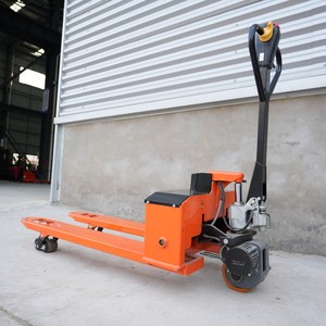 Production professionnelle <span class=keywords><strong>de</strong></span> chariots élévateurs électriques Équipement hydraulique Transpalette semi-électrique Marche électrique pour entrepôt - Product Image 5