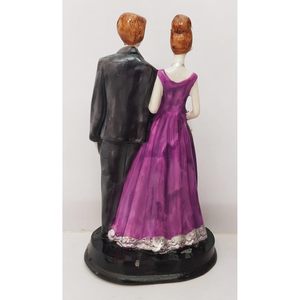PARIJAT HANDICRAFT Luxury Together Sculpted Hand-Painted <b>Figure</b> Statue for Home Office Decor and Bookshelf/Desktop Decoration - Product Image 3