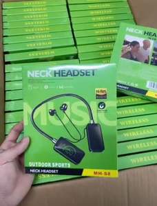 Écouteurs Bluetooth sportifs BT-Q1 à tour de cou : autonomie longue durée et prise en charge de l'insertion de carte, affichage numérique LED - Product Image 5