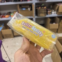 Mainan Tepung Lembut Bentuk Stik Mentega Baru 14 Oz, Mainan Pereda Stres Sensorik Raksasa