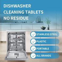 Tabletas Limpiadoras para Lavavajillas de Marca Privada OEM, Tabletas Efervescentes Ecológicas para Eliminar Cal, Certificación REACH y MSDS, Precio de Fábrica