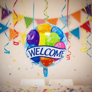 ลูกโป่งฟอยล์กลมขนาด 18 นิ้ว สำหรับตกแต่งงานเลี้ยงฉลองจบการศึกษา งานอีเว้นท์ งานปาร์ตี้ งานแต่งงาน ขายส่ง <span class=keywords><strong>M689</strong></span> - Product Image 1