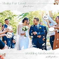 Tambourins de mariage pour adultes, tambours à main, instruments de musique, bruiteurs, en carton, pour église, fête, 4/6/8 pouces