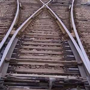 China Manufacturer Railroad Track Switches Turnout Railway Sleepers Switch Turnout For Railway Parts And Accessories