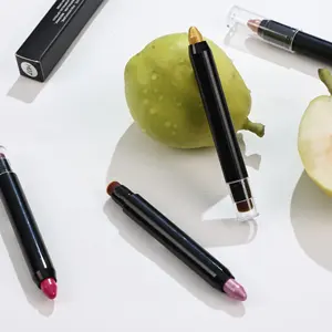 Make-up Großhandel Eigenmarke Creme-Verfärbung Lippenstift Make-up-Stift Luxus-Kosmetik-Langlebiger Highlighter-Verfärber-Stift