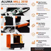 28% de réduction BulkMan3D ALUMA MILL 3518 Kit de fraisage CNC avec rail linéaire HGR20 et vis à billes SFU1605, graveur de métaux de bureau haute performance