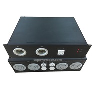 Boîte de distribution d'alimentation de scène 30 ampères avec sortie de prise Edison 20A, boîte de distribution 2U, distributeur d'alimentation