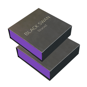 Custom Luxury Fashion Logo Print Paper Men Belt Boxes Packaging Rigid <b>Magnetic</b> Gift <b>Box</b> with Sponge Embossing & UV Coating - Product Image 1