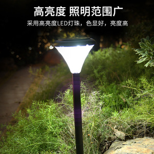 Lampe solaire LED étanche pour pelouse, jardin, cour, décorative, à encastrer au sol, avec cellule solaire - Product Image 4