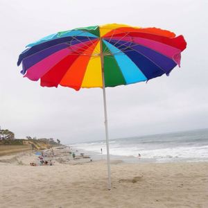 Parasol publicitaire QM de haute qualité, design personnalisé, extérieur, résistant au vent, séchage rapide, impression sérigraphique, taille personnalisée, protection solaire, cadeau - Product Image 5
