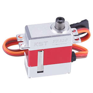 Ventes Flash : Servomoteur numérique HV sans noyau à engrenages métalliques KST FZ320 DC7.4V 5.5Kgf.cm 0.09sec 1520us pour aile de planeur RC et jet - Product Image 2